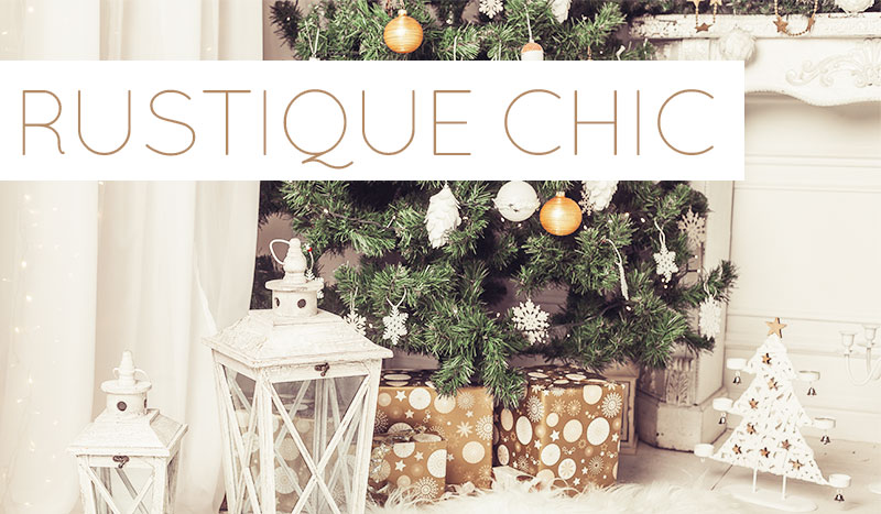 Décor rustique chic de Noël