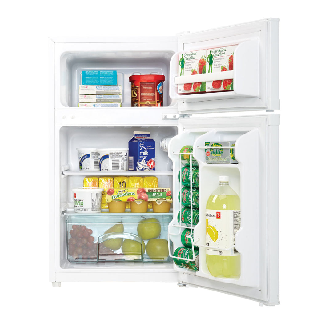 Réfrigérateur compact 2 portes 19 po 3,1 pi³ Blanc