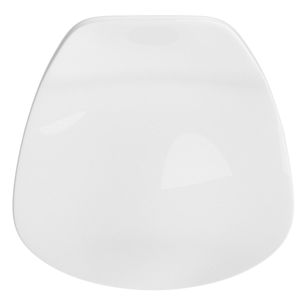 Ensemble de 2 tabourets de bar en ABS moulé blanc et bois naturel - Trex