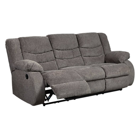 Sofa inclinable en tissu gris - Tulen