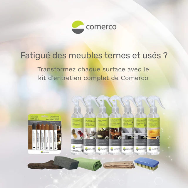Ensemble d'entretien complet pour mobilier - 12 produits