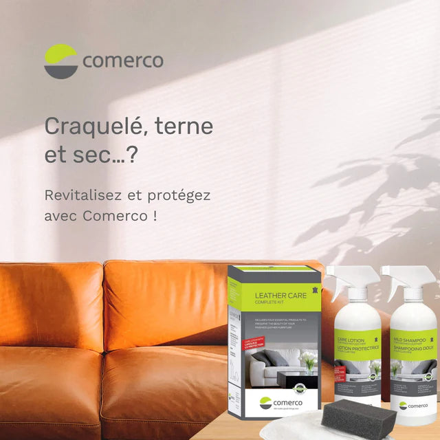 Ensemble complet pour le soin du cuir avec protection UV - 4 produits