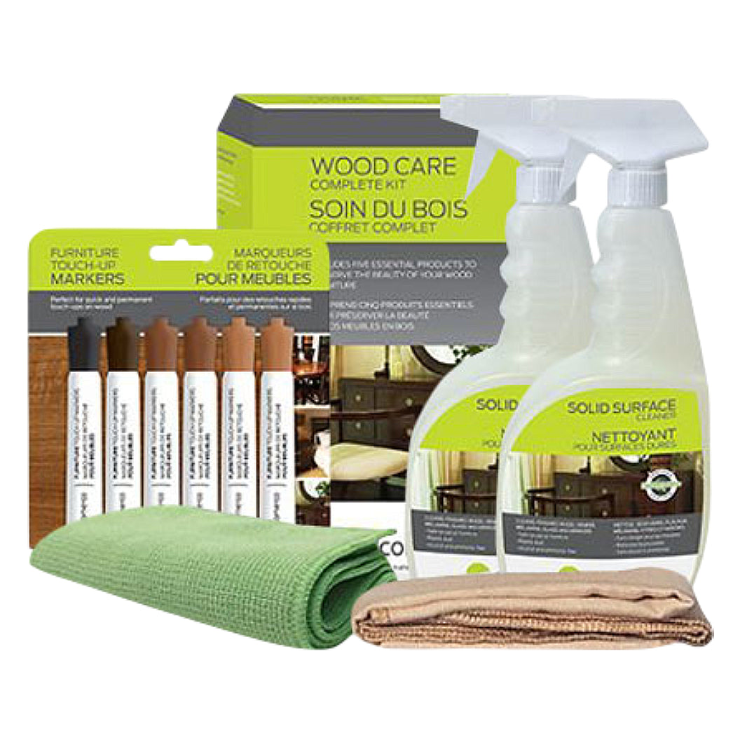 Ensemble complet pour le soin du bois - 5 produits