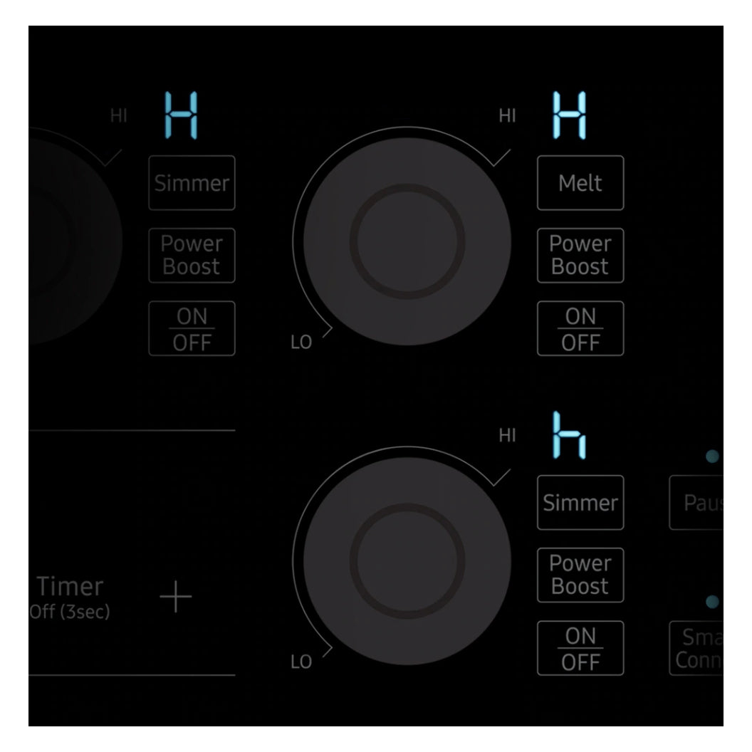 Plaque de cuisson à induction 30 po à 4 zones Noir - Double brûleur de 4800 W