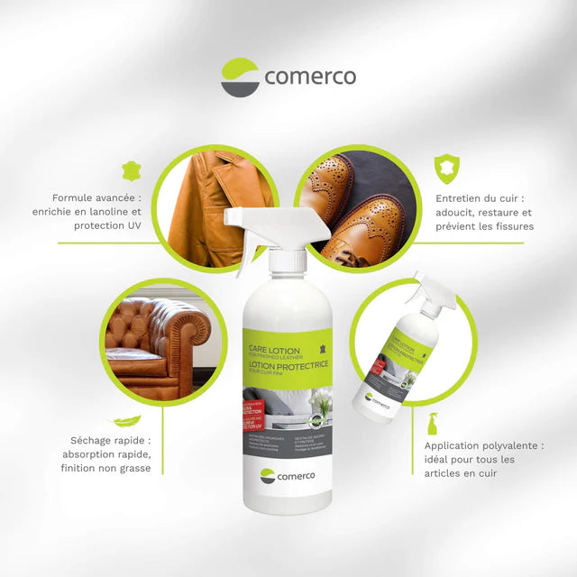 Lotion protectrice pour cuir fini avec lanoline - 700 ml