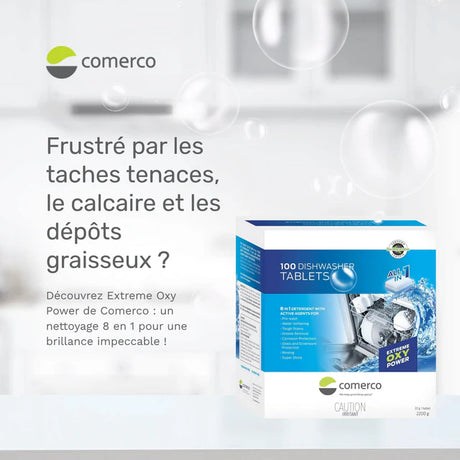 Détergent pour lave-vaisselle Oxy Puissance Extrême - 100 pastilles