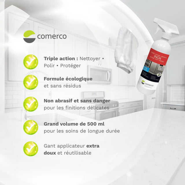 Ensemble d'entretien pour acier inoxydable - 500 ml