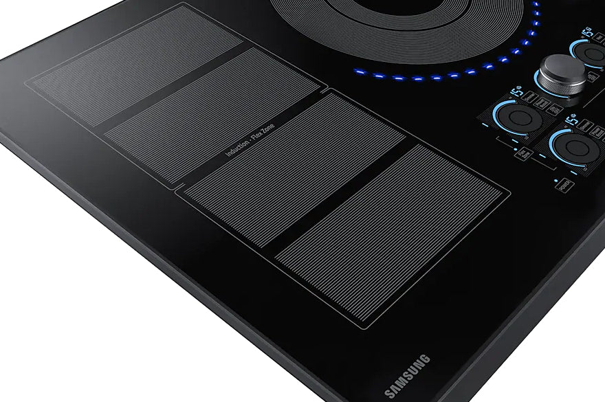 Plaque de cuisson à induction 36 po à 5 zones Noir - Éléments Power Boost et Flex Zone