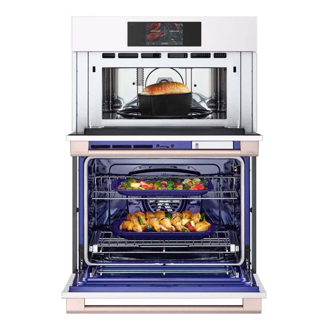 Four encastrable combiné à convection 30 po 6,4 pi³, Blanc Air Fry & TurboCook™