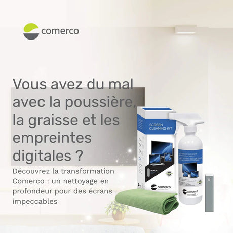 Ensemble de nettoyage pour écran - 500 ml avec bâtonnet 15 ml