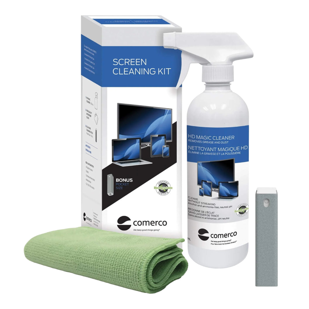 Ensemble de nettoyage pour écran - 500 ml avec bâtonnet 15 ml