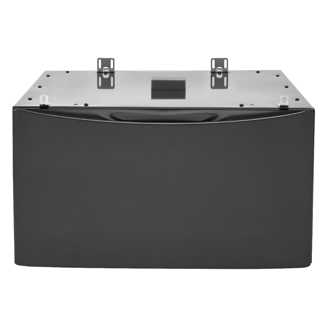 Piédestal Luxury-Glide® titane avec tiroir de rangement spacieux