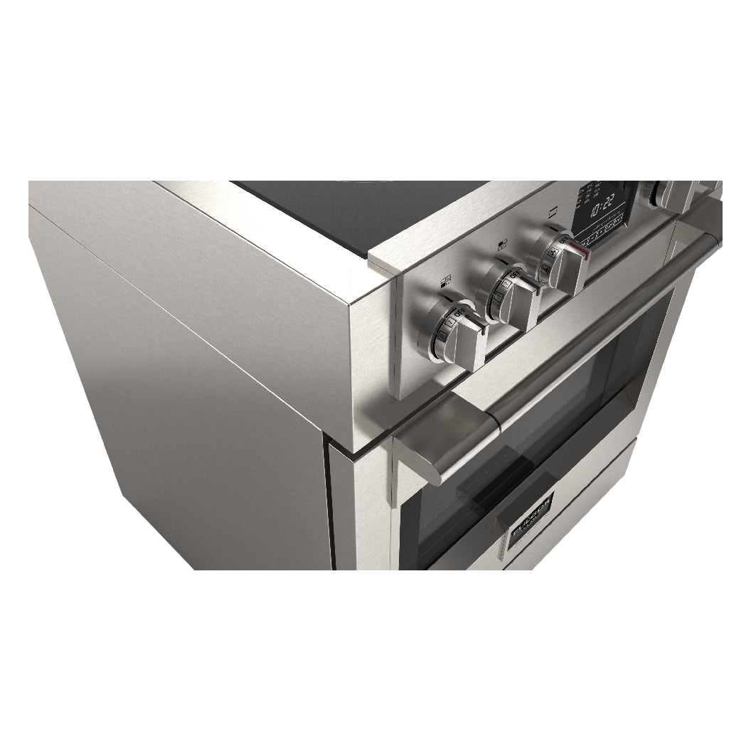 Cuisinière à induction Sofia 30 po, 4,4 pi³ Inox - Série 600 avec convection véritable
