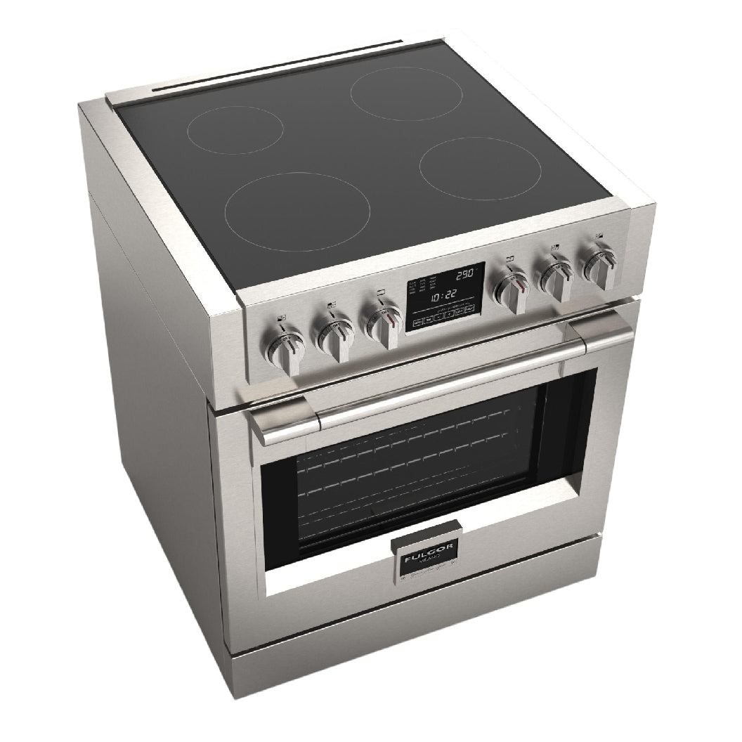 Cuisinière à induction Sofia 30 po, 4,4 pi³ Inox - Série 600 avec convection véritable