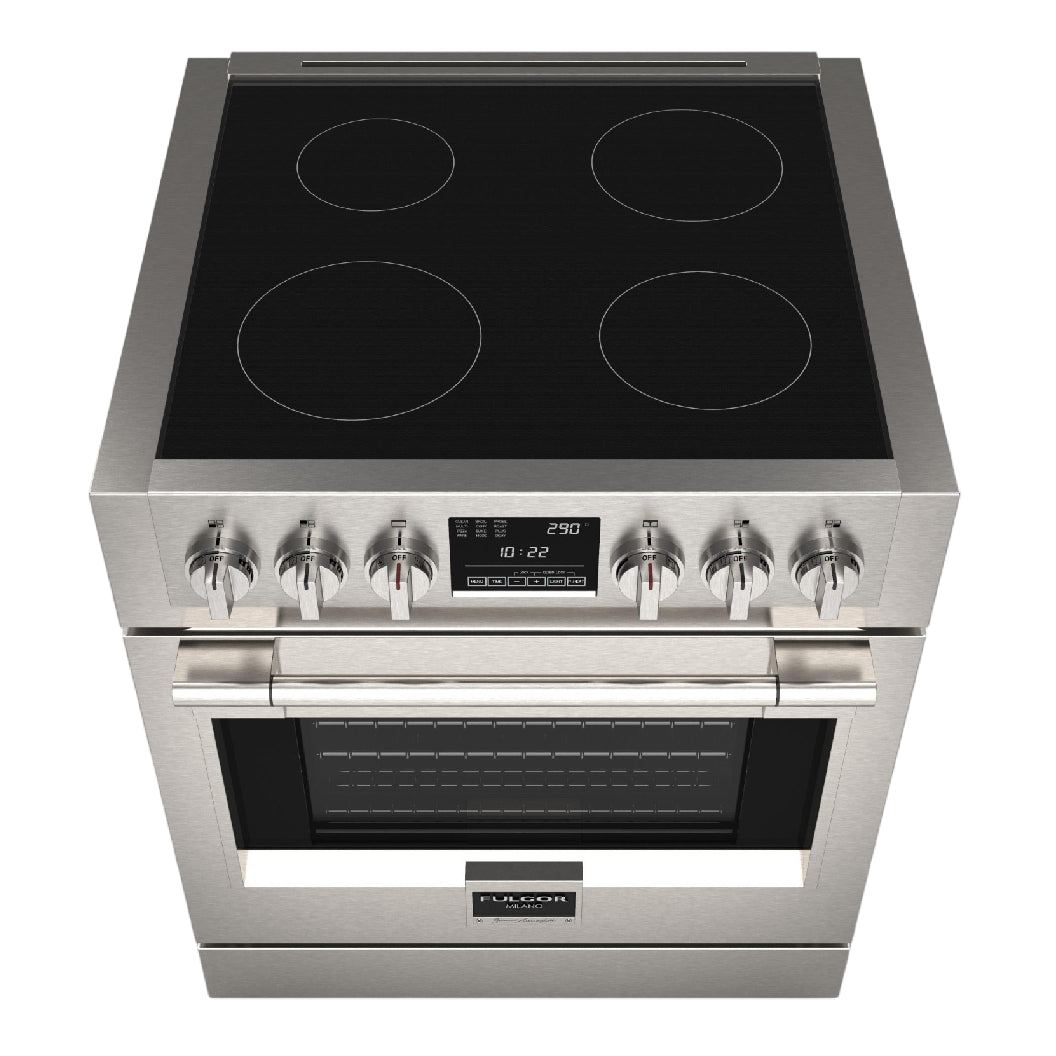 Cuisinière à induction Sofia 30 po, 4,4 pi³ Inox - Série 600 avec convection véritable