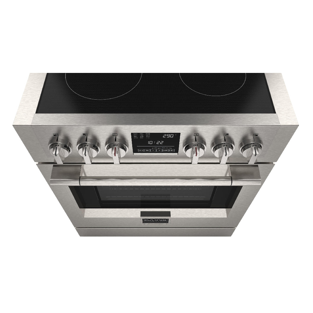 Cuisinière à induction Sofia 30 po, 4,4 pi³ Inox - Série 600 avec convection véritable