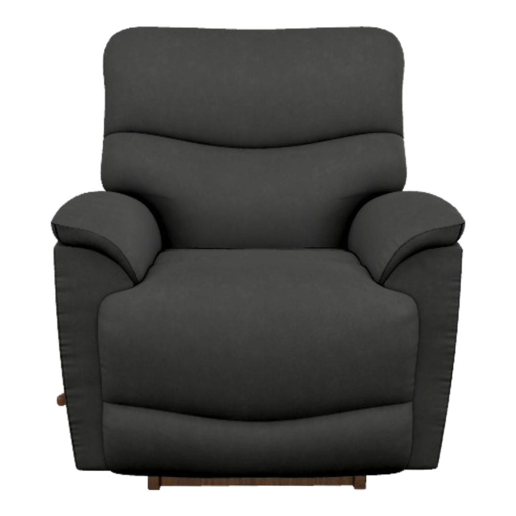 Fauteuil berçant et inclinable aspect cuir noir - Trouper
