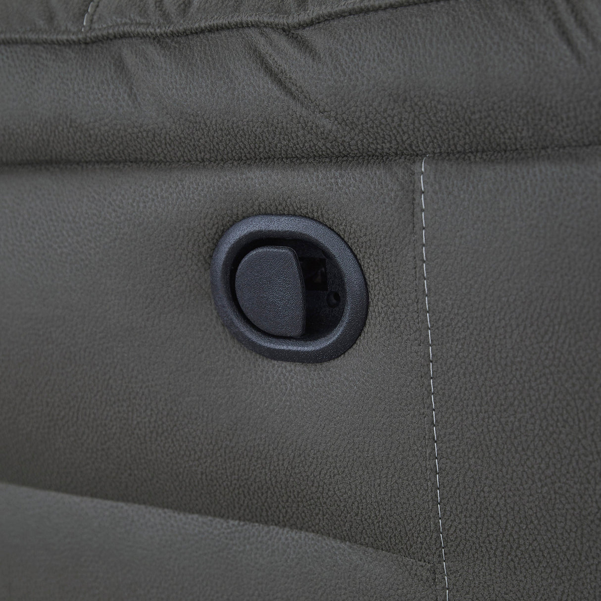 Sofa inclinable en tissu gris foncé - Jesolo