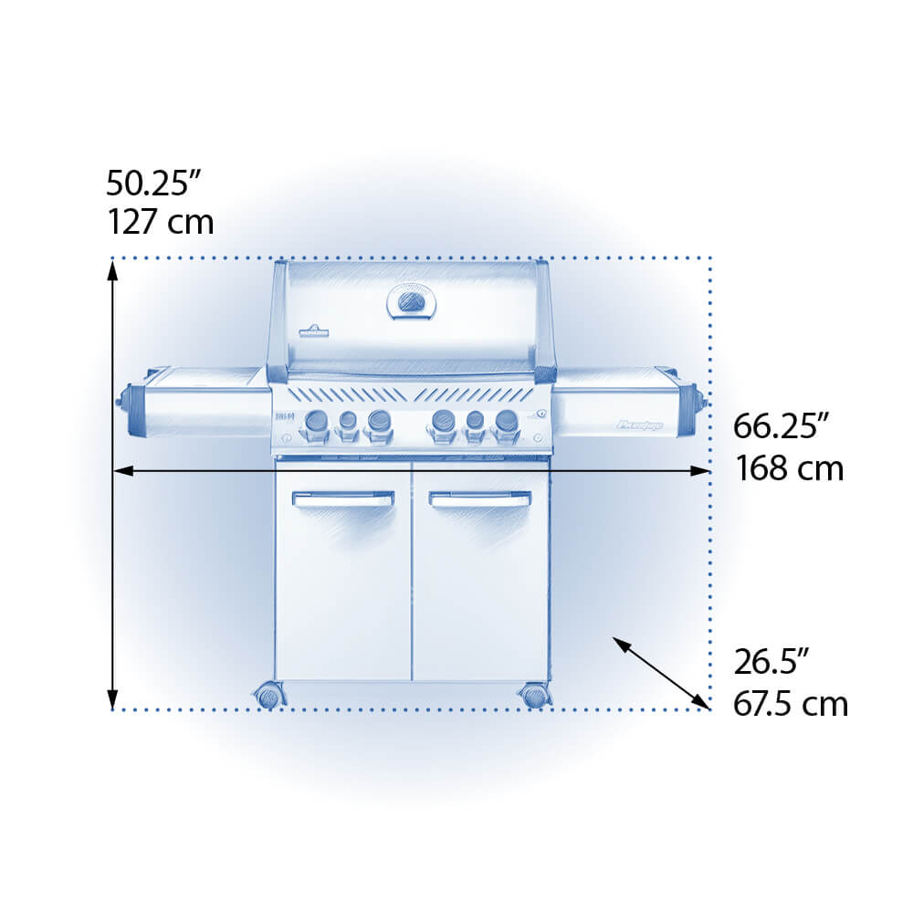 Barbecue au gaz propane - Héritage Prestige 500 RSIB