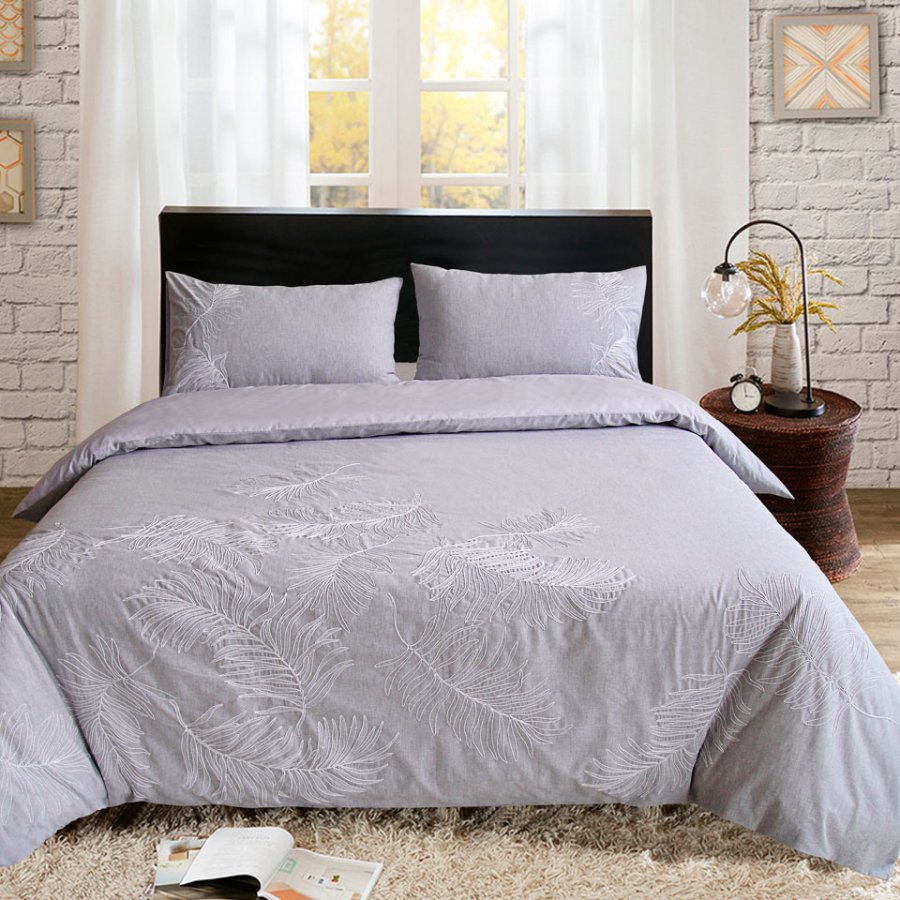 Ensemble de housse de couette 3 pièces Grand lit - Panama