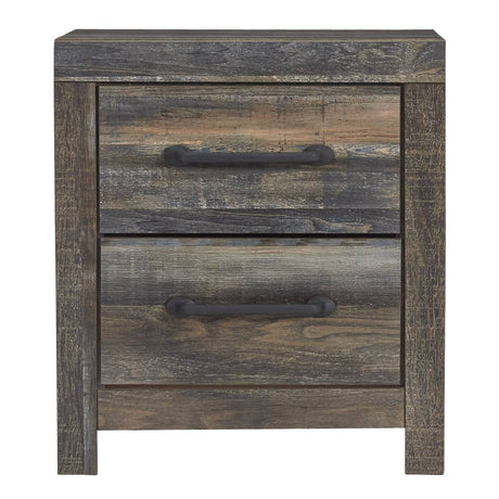 Table de chevet Gris en bois - Drystan