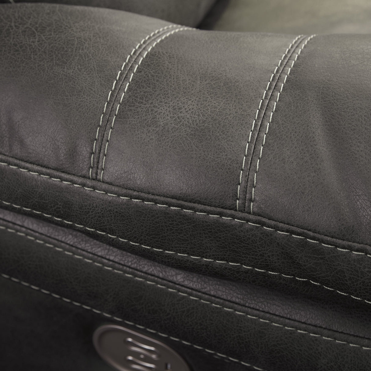 Sofa motorisé en tissu gris foncé - Erlangen