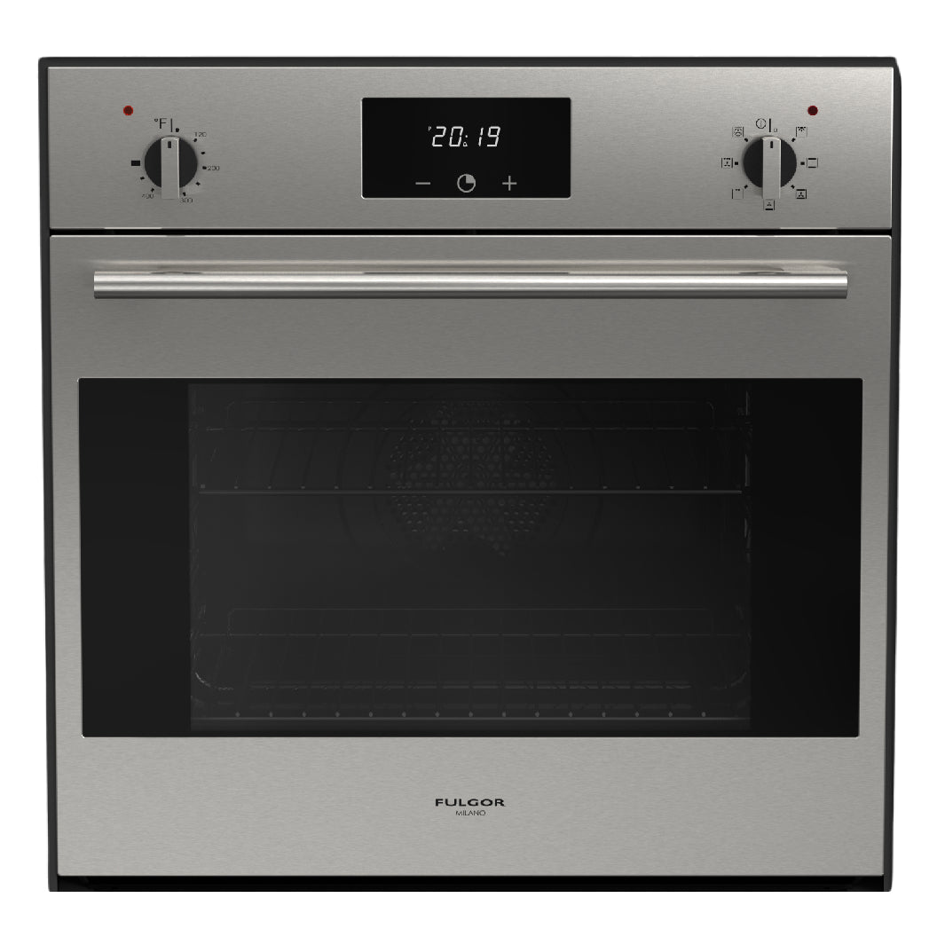 Four encastrable simple 24 po, 2,36 pi³ Inox avec convection véritable