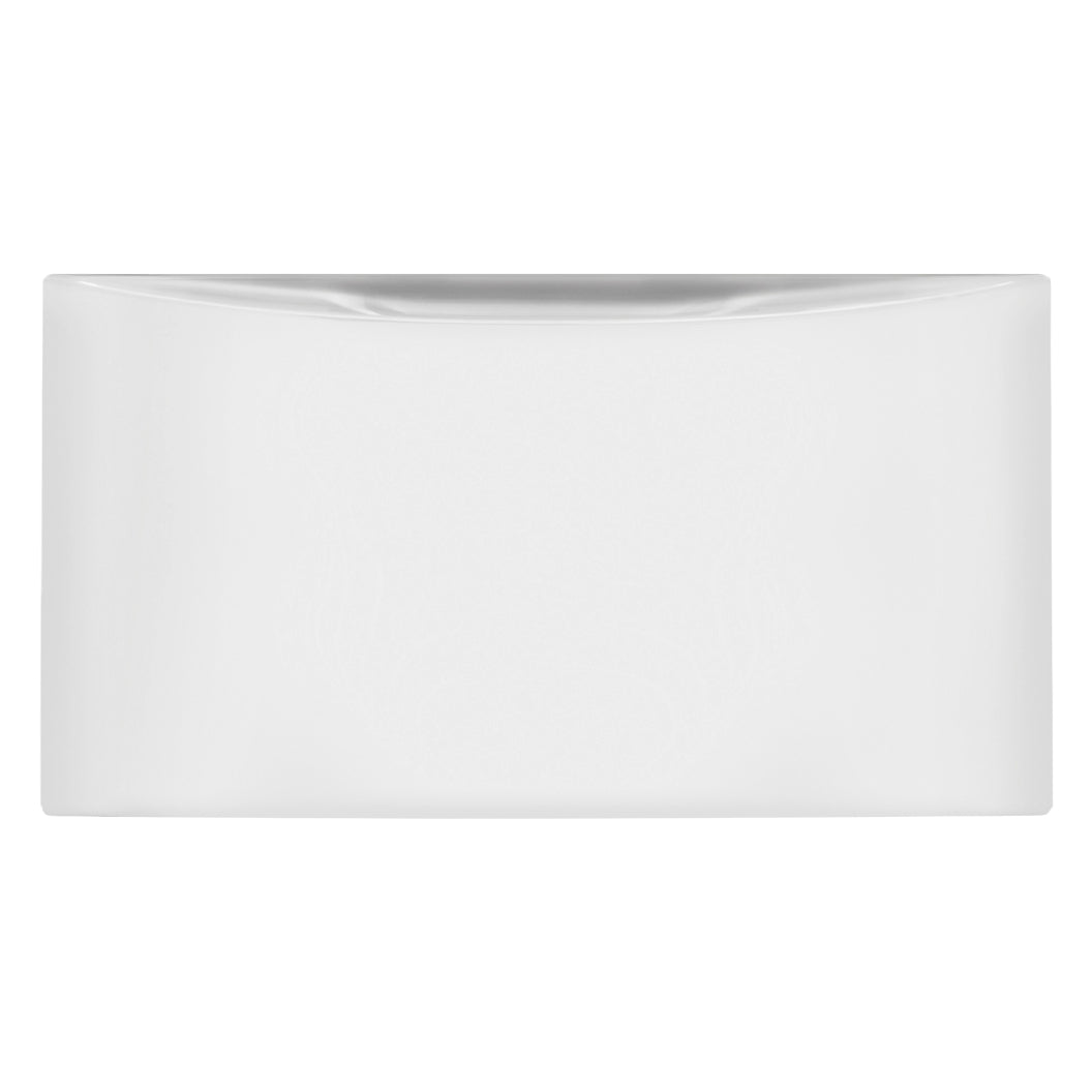 Piédestal Luxury-Glide® blanc avec tiroir de rangement spacieux
