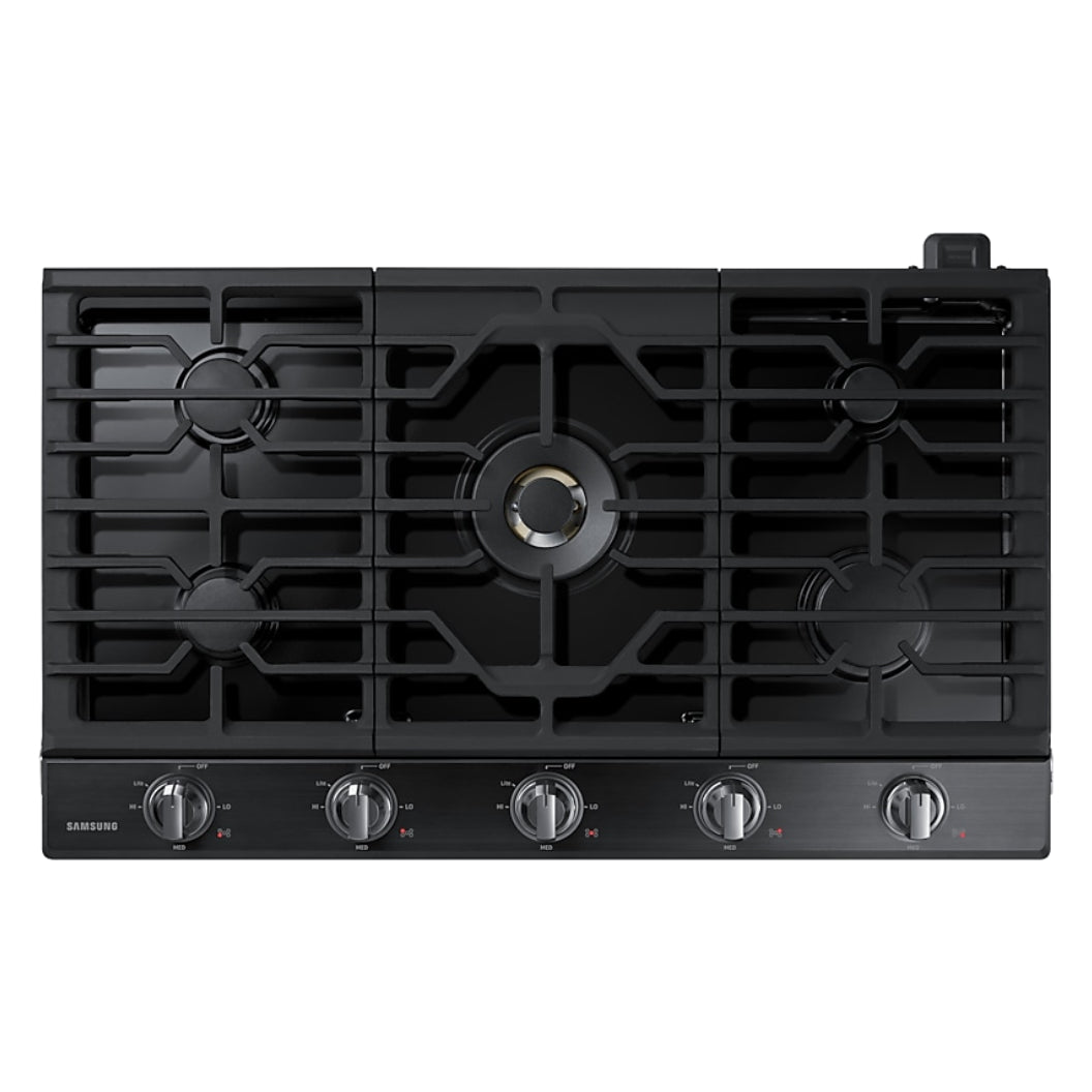 Plaque de cuisson au gaz 36 po. avec 5 brûleurs