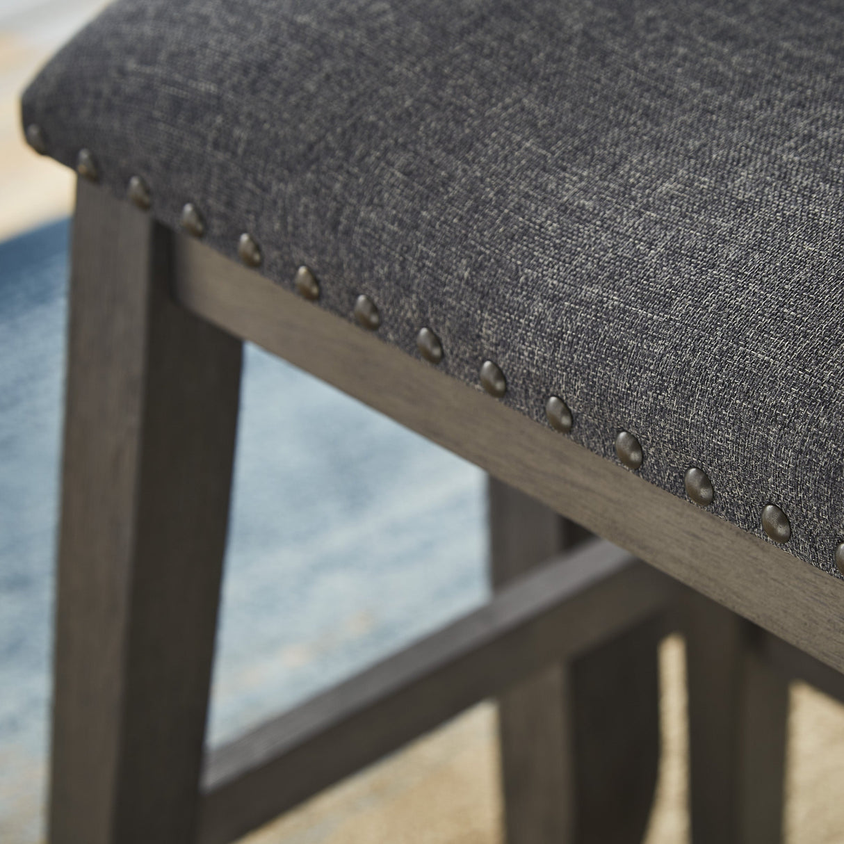 Ensemble de 2 tabourets de comptoir rembourrés - Caitbrook