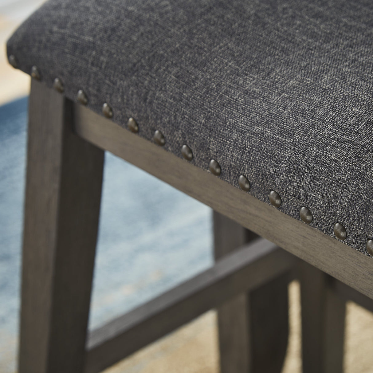 Ensemble de 2 tabourets de bar rembourrés - Caitbrook