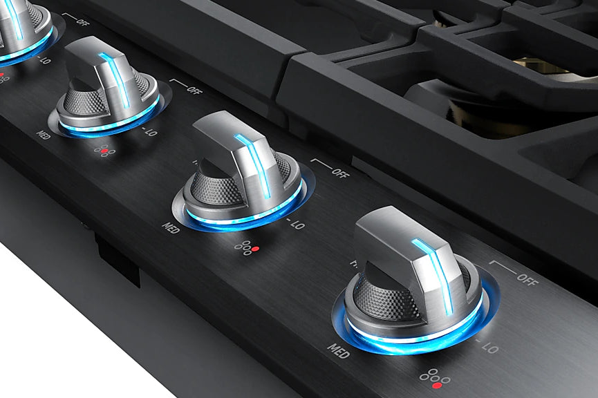 Plaque de cuisson au gaz 30 po. avec 5 brûleurs