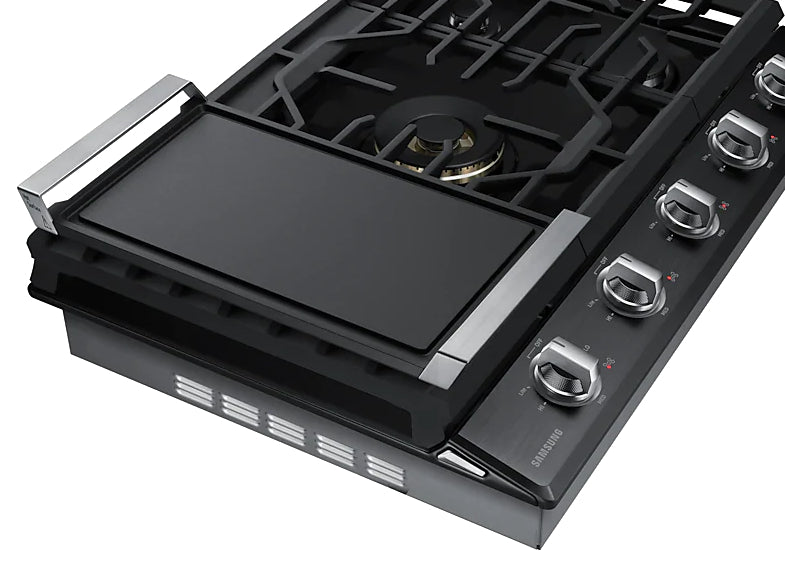 Plaque de cuisson au gaz 30 po. avec 5 brûleurs