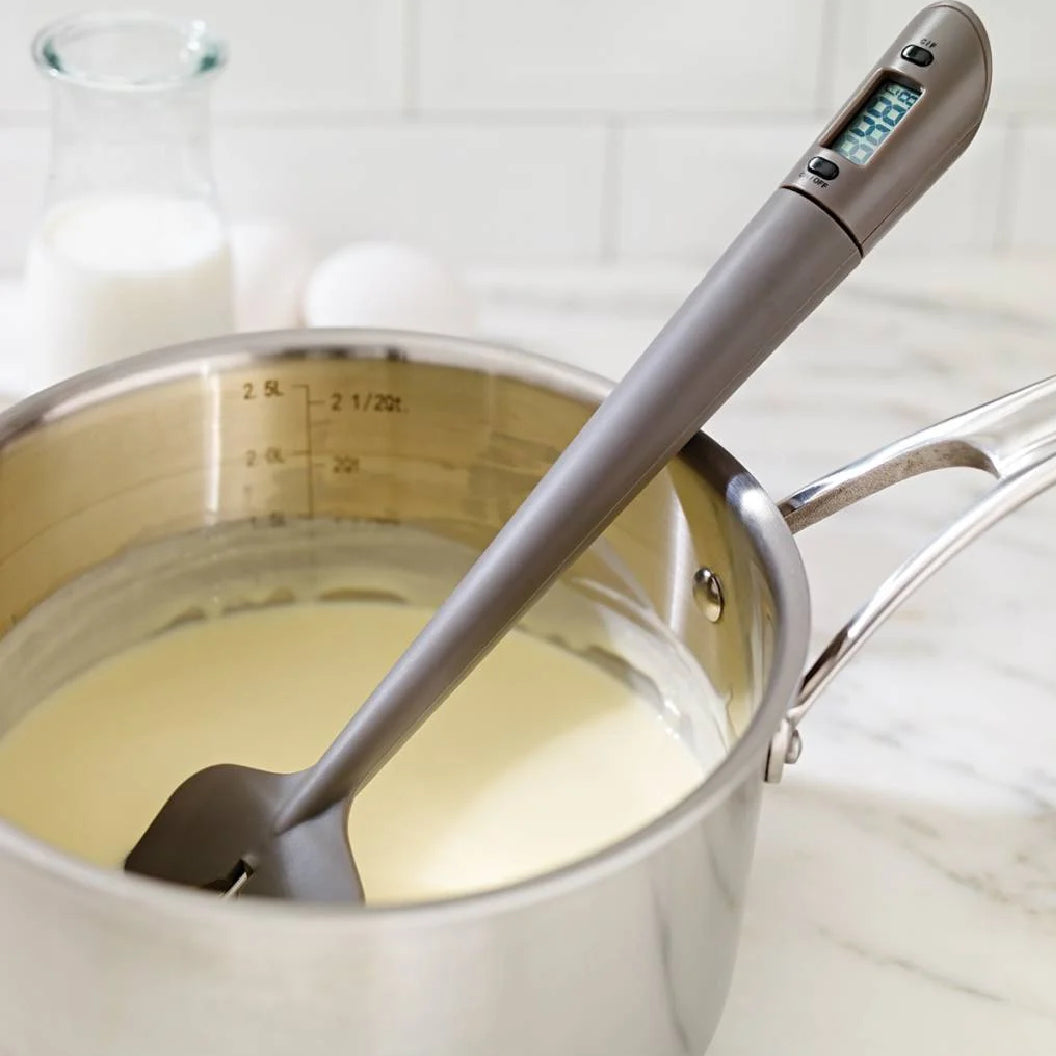 Spatule avec thermomètre intégré