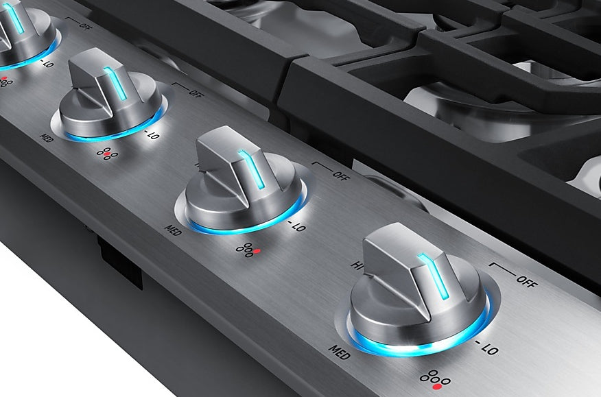 Plaque de cuisson au gaz 30 po. avec 5 brûleurs