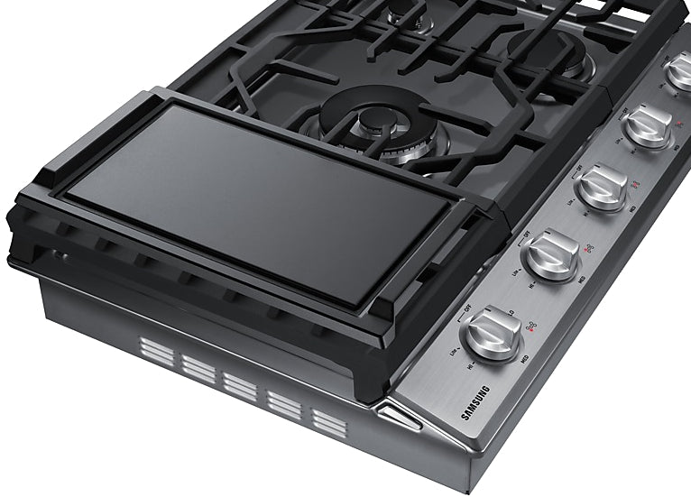 Plaque de cuisson au gaz 30 po. avec 5 brûleurs