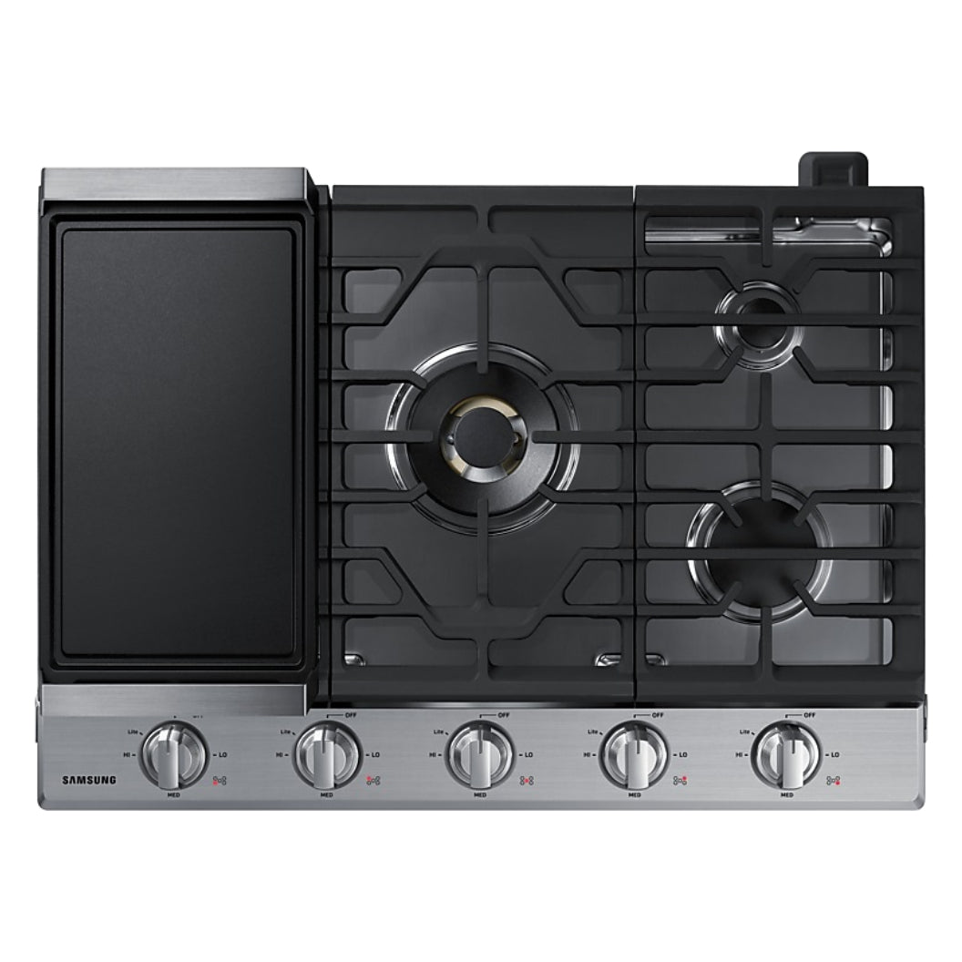 Plaque de cuisson au gaz 30 po. avec 5 brûleurs