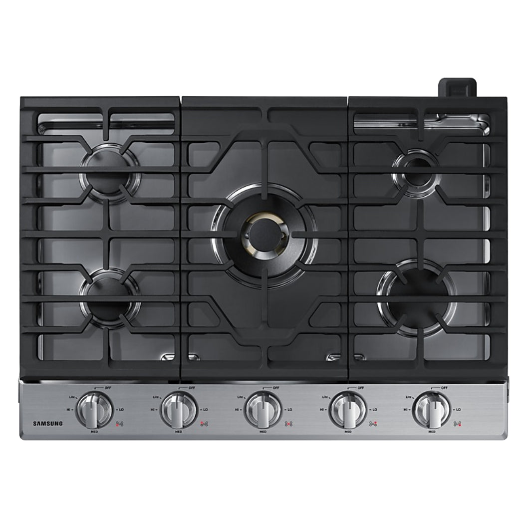 Plaque de cuisson au gaz 30 po. avec 5 brûleurs