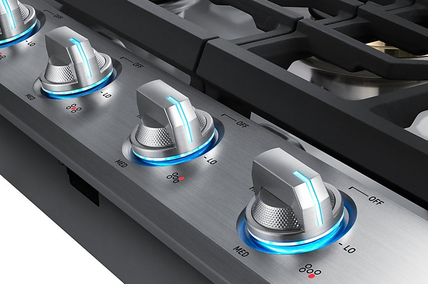 Plaque de cuisson au gaz 30 po. avec 5 brûleurs