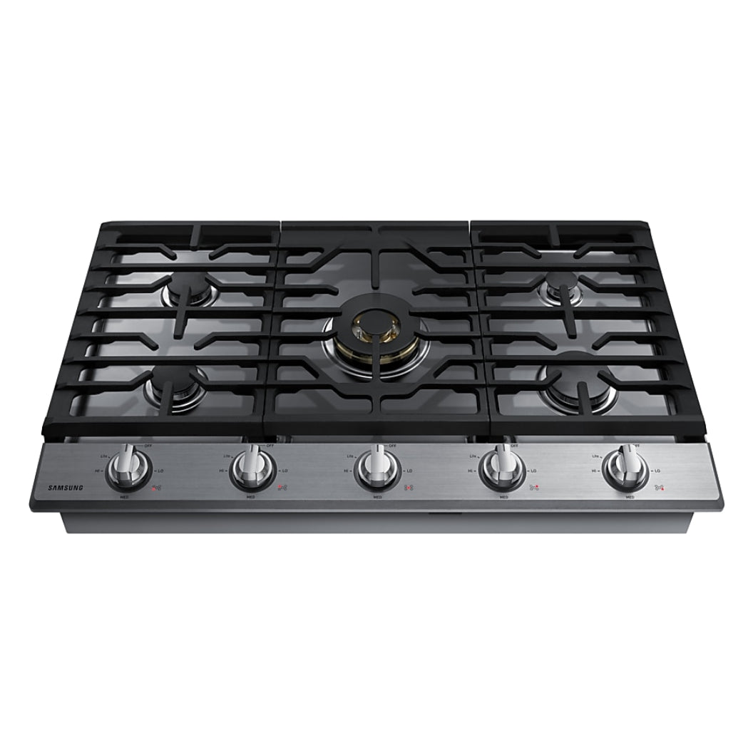 Plaque de cuisson au gaz 36 po. avec 5 brûleurs