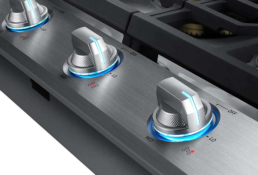 Plaque de cuisson au gaz 36 po. avec 5 brûleurs