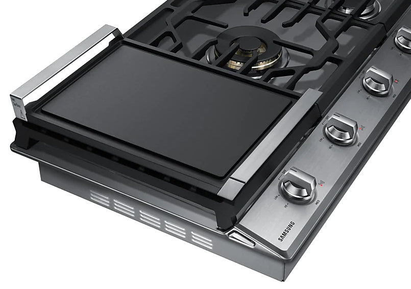 Plaque de cuisson au gaz 36 po. avec 5 brûleurs