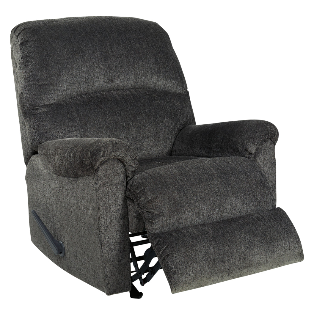 Fauteuil inclinable en tissu gris foncé - Ballinasloe