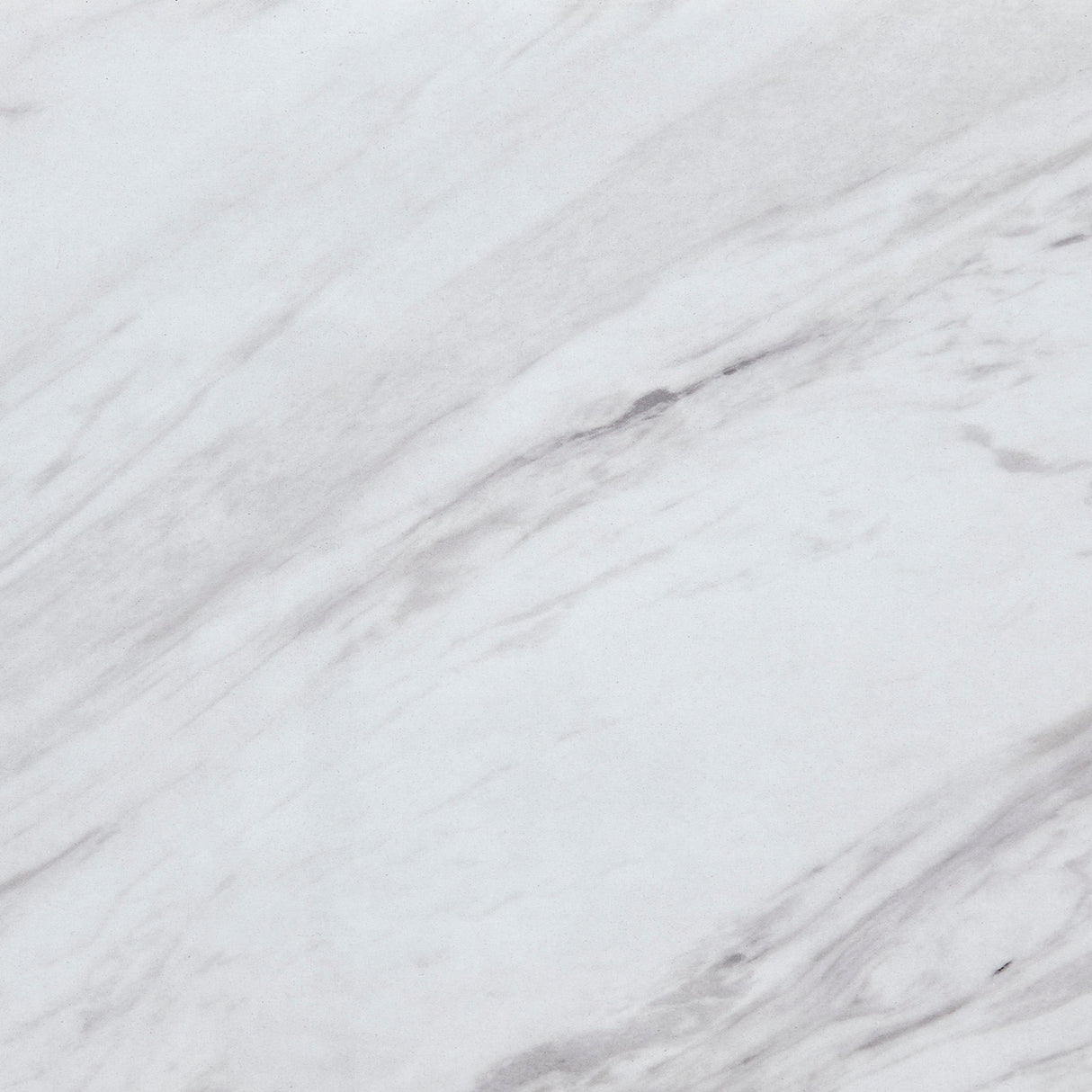 Table d'appoint en verre et faux marbre blanc - Wynora