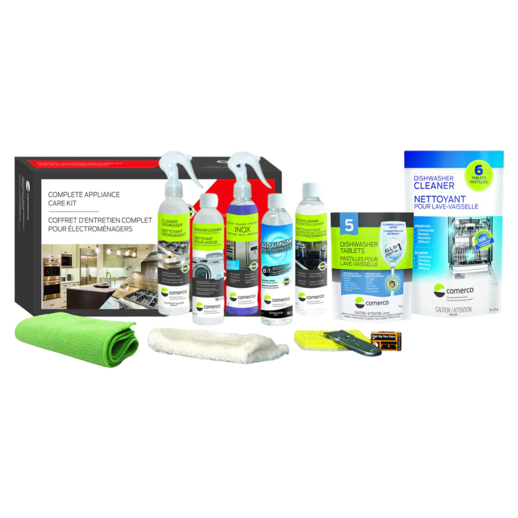 Ensemble d'entretien complet pour électroménagers - 11 produits