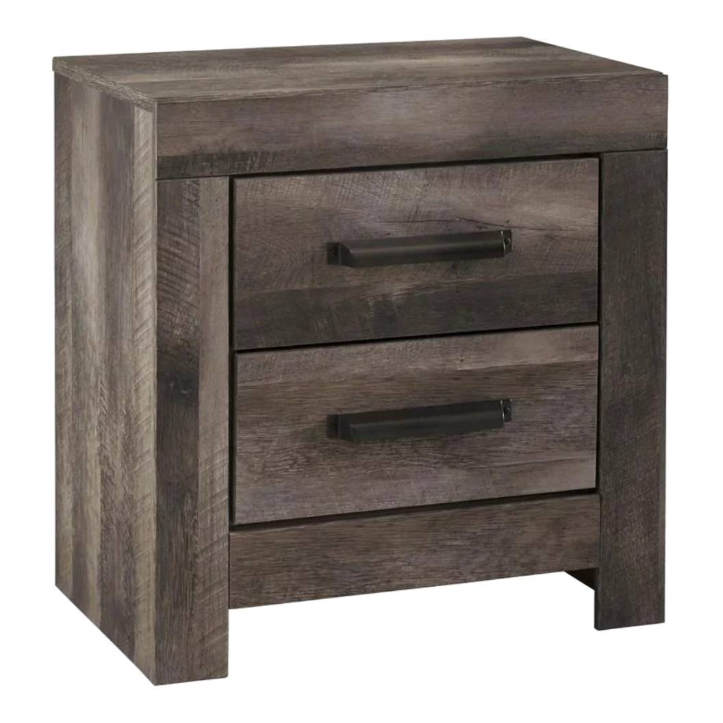 Table de chevet Gris en bois - Wynnlow