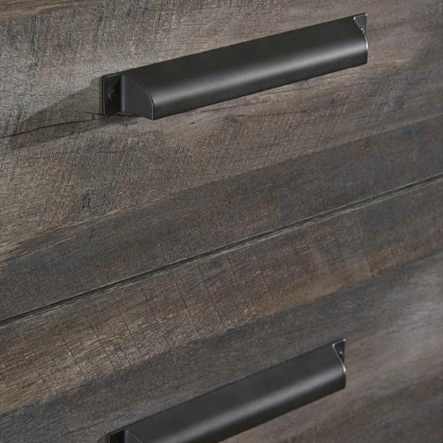 Table de chevet Gris en bois - Wynnlow