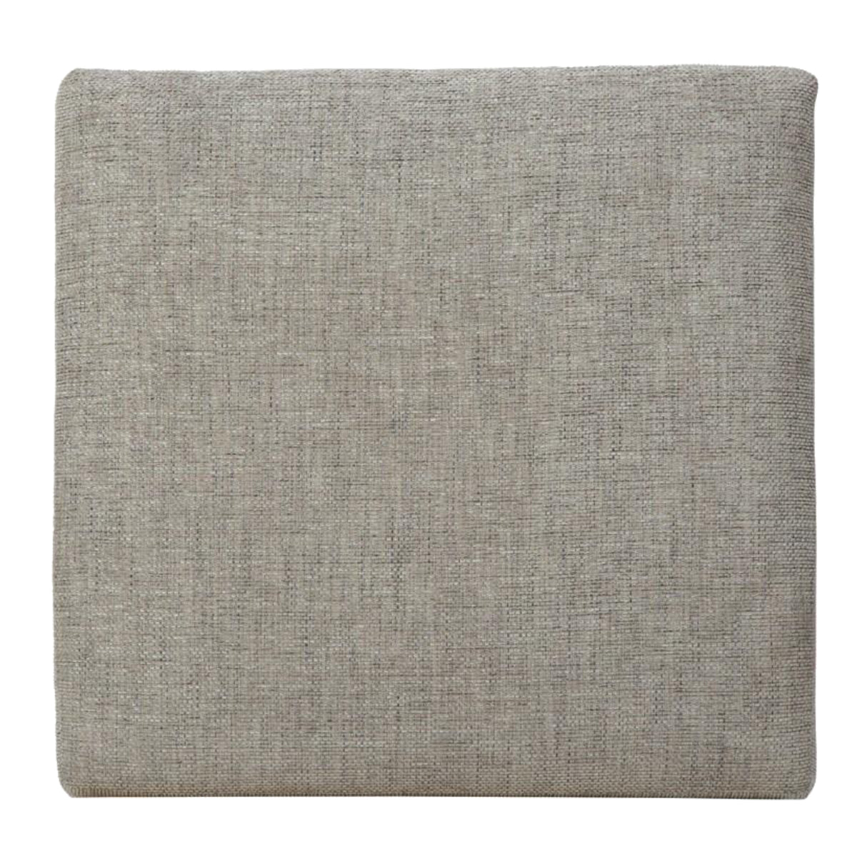 Ottoman en tissu gris pâle avec rangement - Megginson