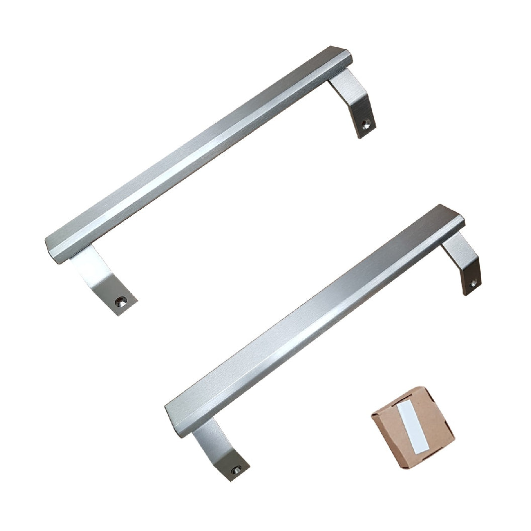 Ensemble de poignées pour réfrigérateur à congélateur inférieur 24 po, Inox - Série Professional