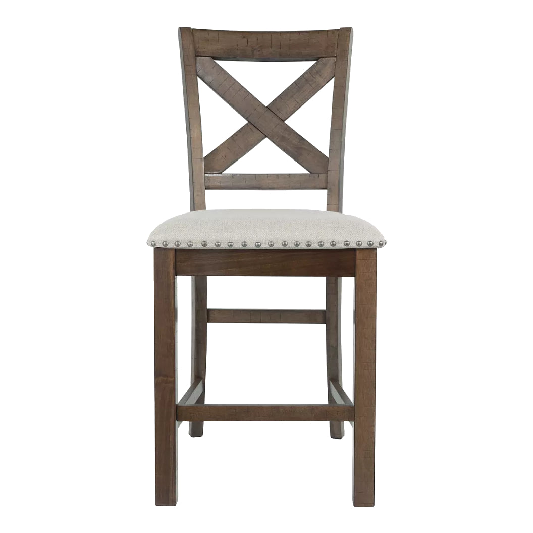 Ensemble de 2 tabourets de bar rembourrés - Moriville